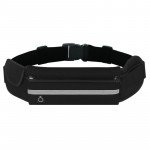 Wholesale Universal Sports Running Waist Pack Belt Strap Pouch (Black)